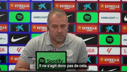Barcelone - Flick : “Lamine ne peut pas jouer demain”
