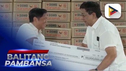 PBBM distributes aid in typhoon-hit Nueva Vizcaya