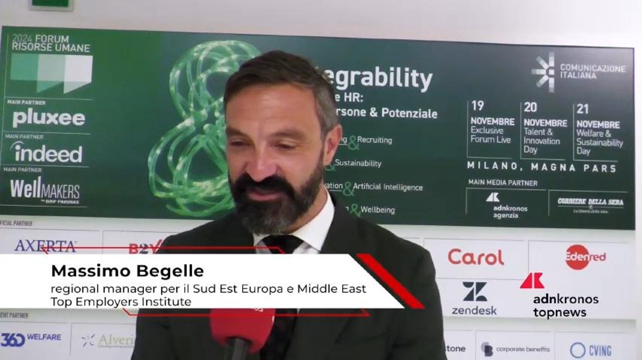 Forum risorse umane, Begelle (Top Employers Institute): “Forniamo alle aziende informazioni e dati per migliorare le loro pratiche”