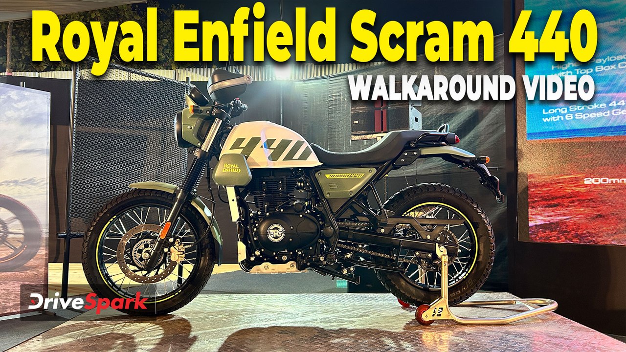 Royal Enfield Scram 440 Walkaround Video | Design Highlights | Features & Specs | Pearlvin Ashby
