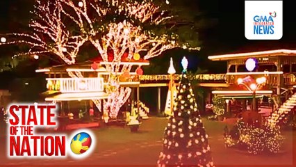 Bakuran ng isang bahay, instant Christmas pasyalan | SONA