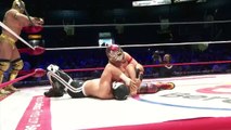 Dragón de Fuego & Legendario vs Calavera Jr. I & Calavera Jr. II