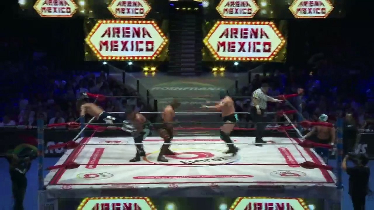 Atlantis Jr., Star Jr., Templario vs Gran Guerrero, Hechicero, Stuka Jr.