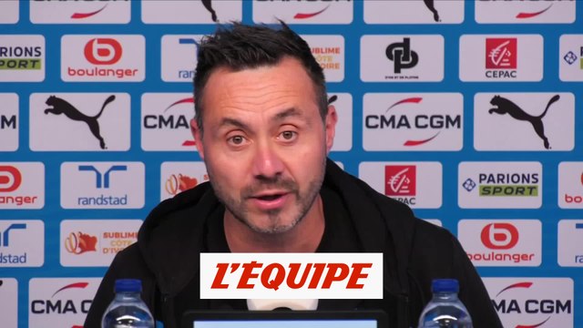 De Zerbi : « Je ne suis pas pessimiste, je suis réaliste » - Foot - L1 - OM