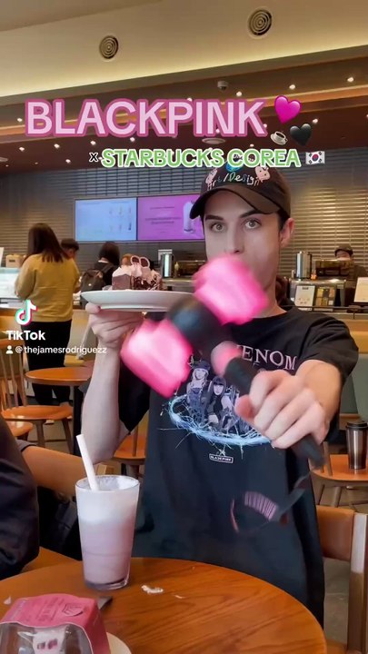 Starbucks de BlackPink en Corea! 😱🖤🇰🇷 #corea #blackpink #starbucks #starbucksblackpink #kpop