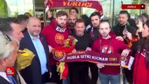 Galatasaray kafilesi Bodrum'a geldi