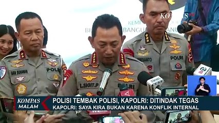 Kasus Polisi Tembak Polisi di Sumatera Barat, Kapolri: Harus Ditindak Tegas!