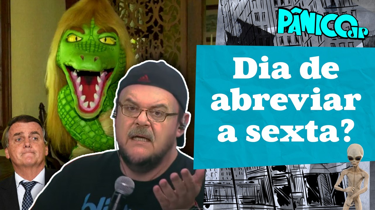 MORGADO ENSINA COMO FICAR DOIDO E VIRAR JACARÉ DA VACINA DO BOLSONARO