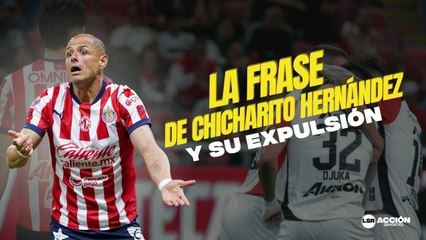 La frase de Chicharito Hernández que le costó la tarjeta roja