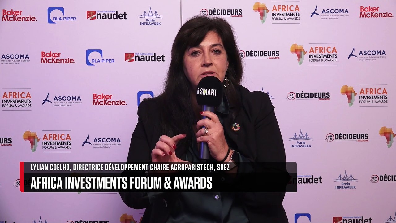 AFRICA INVESTMENTS FORUM & AWARDS - INTERVIEW : Lylian Coelho (AgroParisTech / SUEZ)