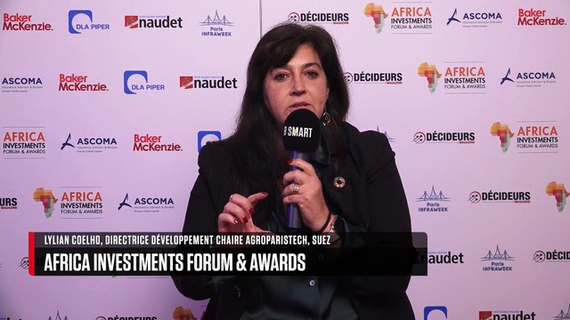 AFRICA INVESTMENTS FORUM & AWARDS - INTERVIEW : Lylian Coelho (AgroParisTech / SUEZ)