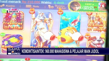 Kemendikbudristek: 960.000 Mahasiswa dan Pelajar Main Judi Online