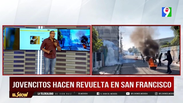 Jovencito hacen revuelta en San Francisco de Macorís | El Show del Mediodía