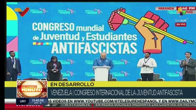 500 delegados participan en el Congreso Mundial Antifascista de la Juventud