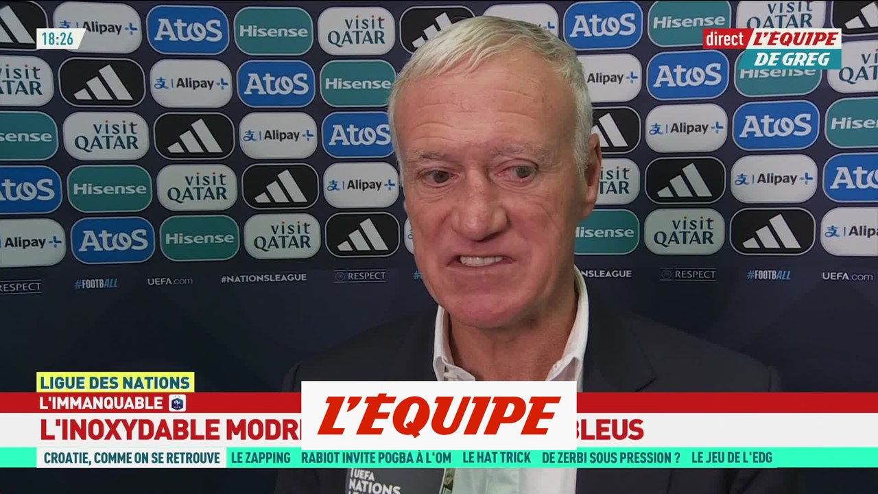 Deschamps : « On connait bien la Croatie » - Foot - L. nations - Bleus