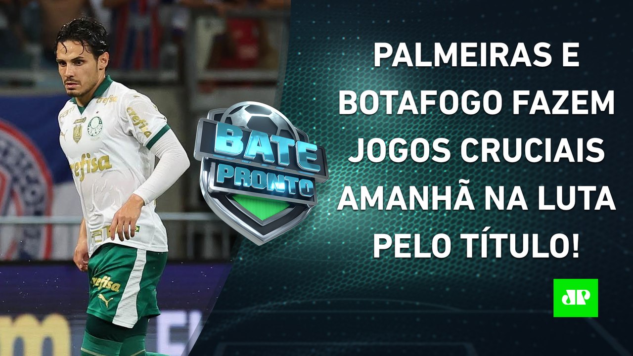 Palmeiras e Botafogo JOGAM AMANHÃ, e Brasileirão pode ter TROCA NA LIDERANÇA! | BATE-PRONTO