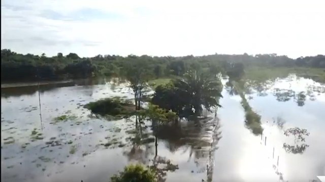 Las vías de Sabana de Torres en Santander se convirtieron en arroyos: más de 20 veredas inundadas