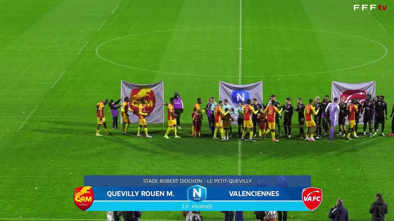 J13 I Quevilly Rouen Métropole vs Valenciennes FC en replay (2-0) I National FFF 2024-2025
