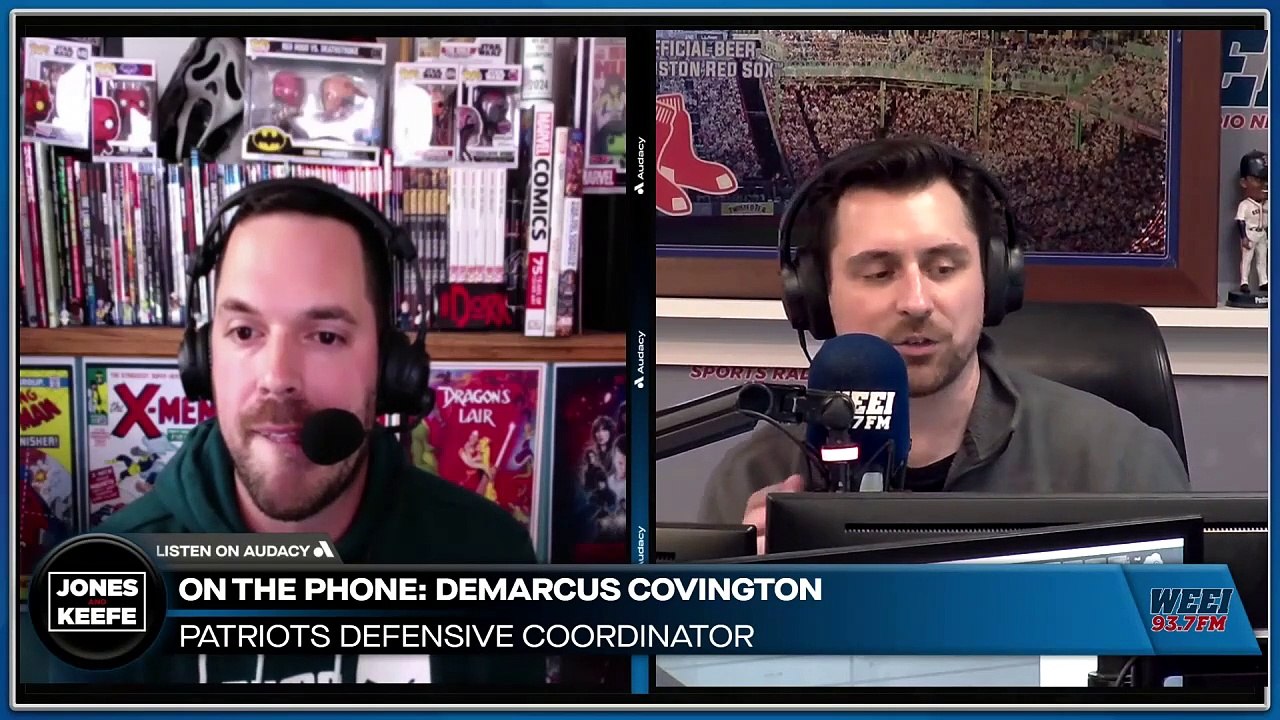 Jones & Keefe: Patriots Defensive Coordinator DeMarcus Covington joins the show