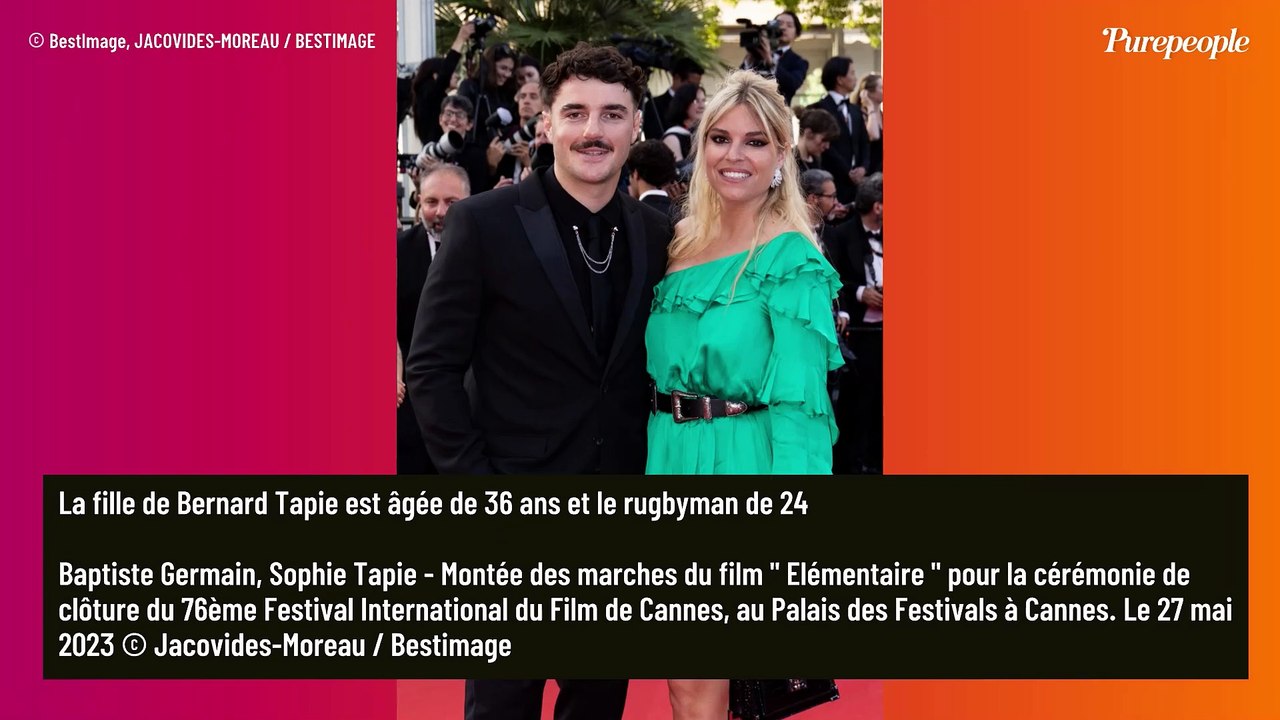 Sophie Tapie et ses 12 ans d'écart avec Baptiste Germain, un sujet qui a fait débat dans le couple : "On en a parlé..."
