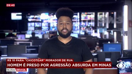 Homem negro em situação de rua é chicoteado em MG