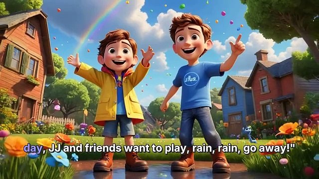 kids cartoon kids videos for kids - Rain Rain Go Away