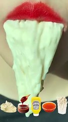 asmr MUSHROOMS WITH SAUCE eating sounds