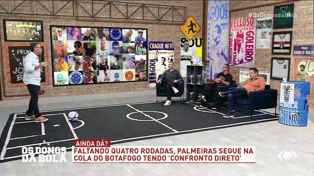 Debate Donos: Quem chega com mais fôlego para ganhar o Brasileirão? Botafogo ou Palmeiras?