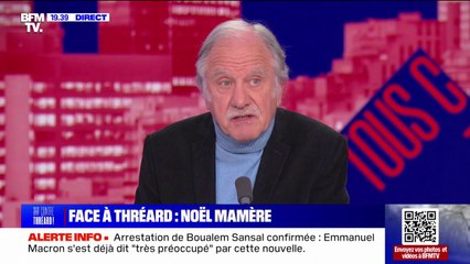 Menaces de censure du gouvernement: "Michel Barnier est surtout asphyxié par les siens", déclare Noël Mamère, ex-député écologiste