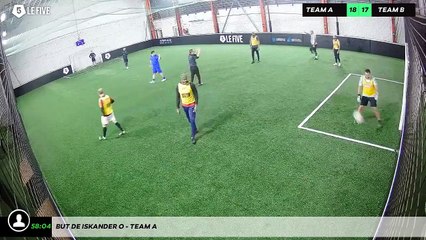 But de Iskander O - Team A