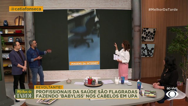 Profissionais da saúde são FLAGRADAS em UPA fazendo babyliss | Melhor da Tarde