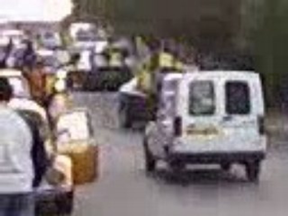 Défilé à El harrach après CSC-USMH