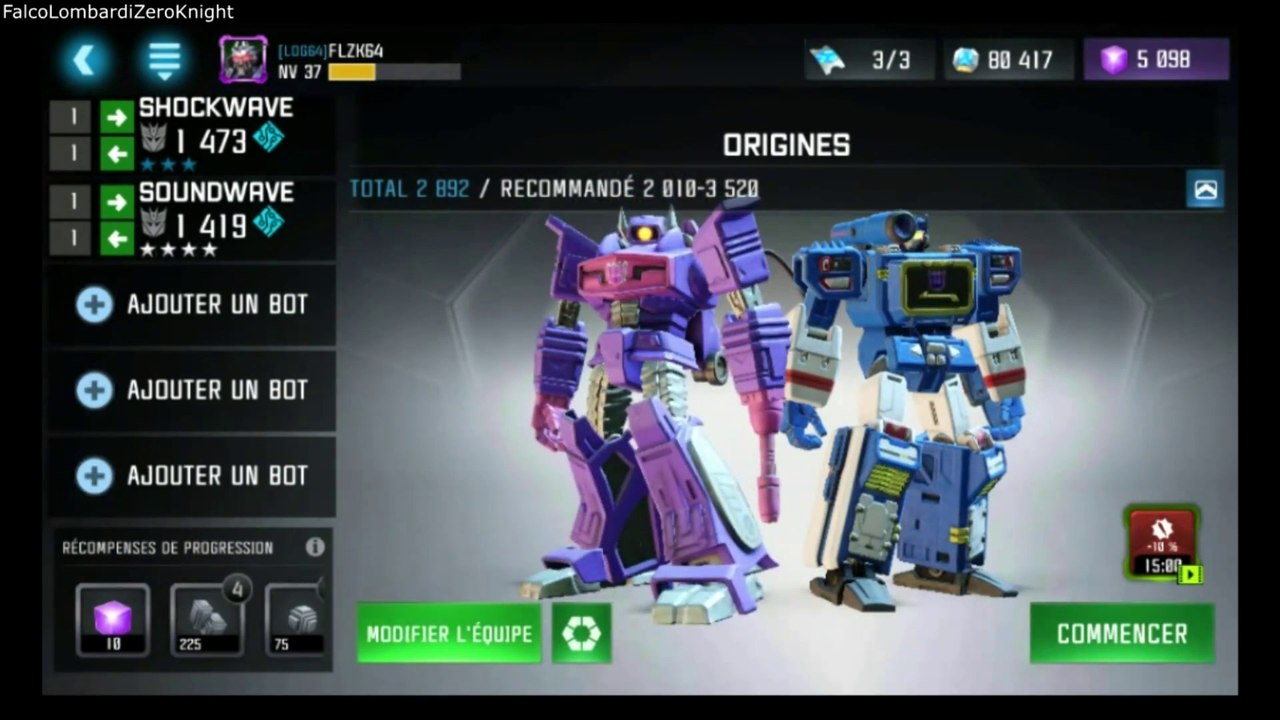 Transformers Forgés d'Acier (Walkthrough FR) épisode 38: Origines (100%)
