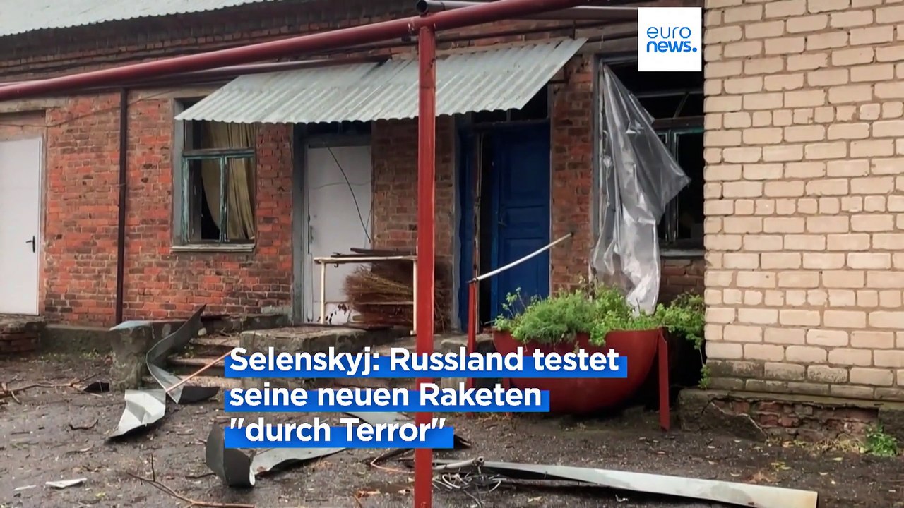 Selenskyj fordert Reaktion nach Oreschnik-Raketenangriff