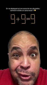 Comment rendre ce calcul exact en ne déplaçant qu’une seule de ces allumettes