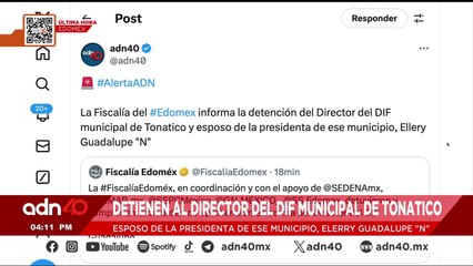 🚨¡Última Hora! Detienen al Director del DIF Municipal de Tonatico