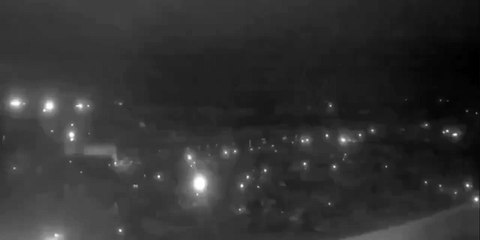 Imagens do míssel balístico "Oreshnik", lançado pela Rússia