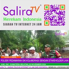 Polsek Pedamaran OKI Kolaborasi dengan Stakeholder lain, Launching Program Ketahanan Pangan