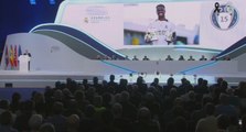 El chiste de Florentino sobre el Balón de Oro y un periodista finlandés con la que se partieron los 783 asambleístas de la sala