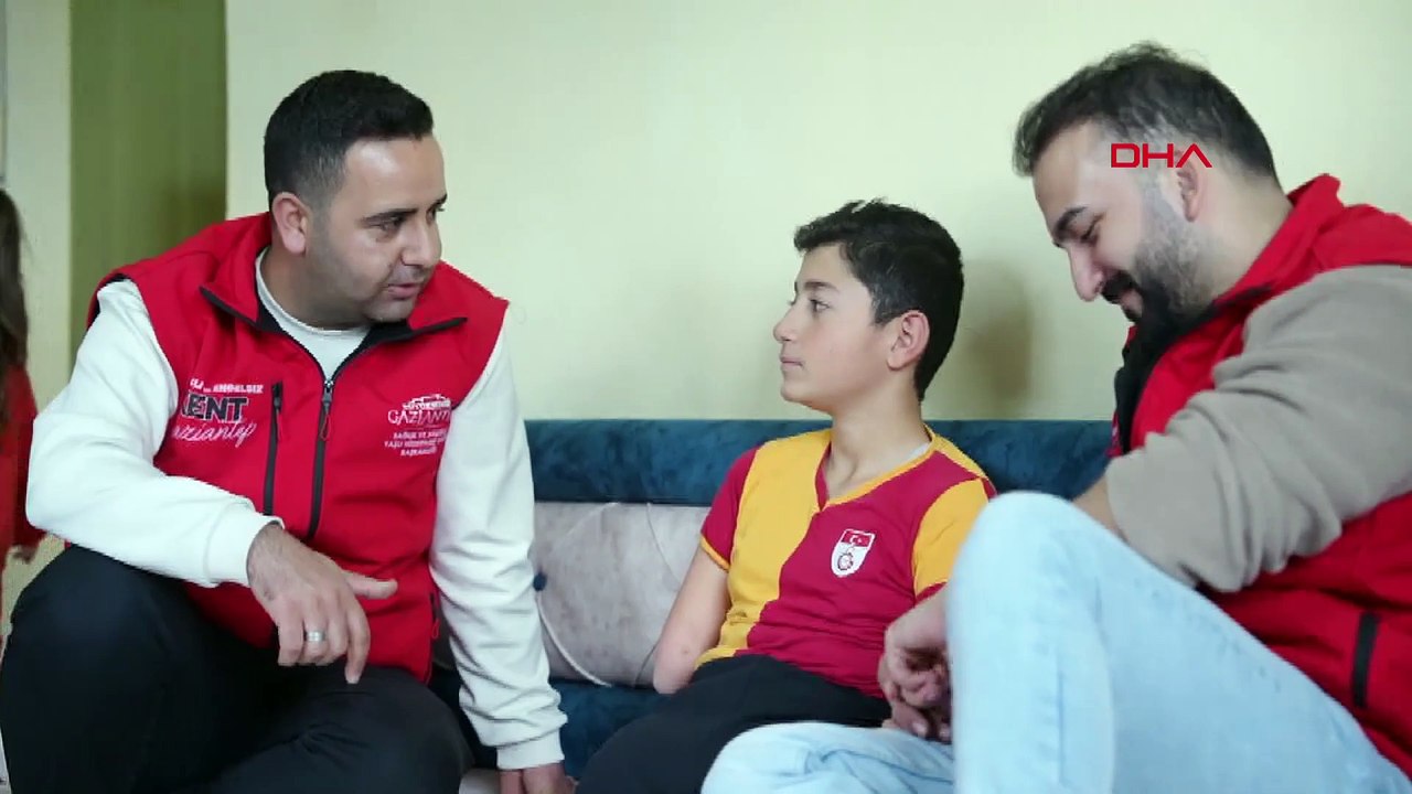 Kol ve bacakları olmayan Nakşin'e yeni protez