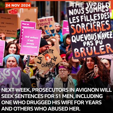 Protests Erupt in France amid shocking mass rape trial | The World | The World Pk