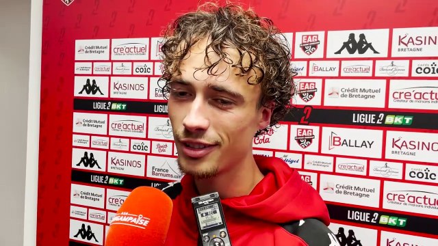 EAG - Amiens SC (3-0) : Albin Demouchy après son premier match en championnat avec En Avant