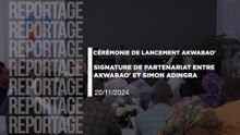Cérémonie de lancement AkwabaO', signature de partenariat entre CIG et Simon Adingra