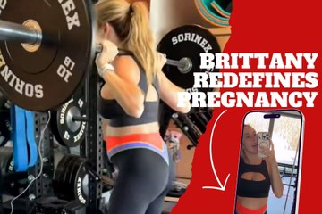 Brittany Mahomes redefines pregnancy with a weight-training routine that leaves everyone in awe