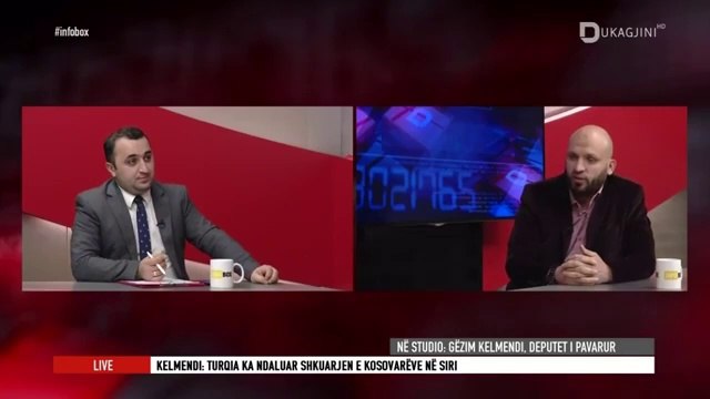 Gëzim Kelmendi - Mysafir në emisionin InfoBox në TV Dukagjin (22.02.2017)