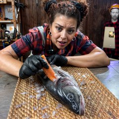 Online viral hacks tasted 🤭 Descaling a fish using a carrot? 🥕