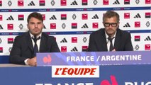 Galthié : «On est très satisfait de ce résultat» - Rugby - Tests - Bleus