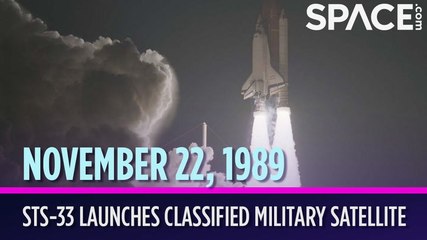 OTD In Space - November 22: STS-33 Launches Classified Military Satellite