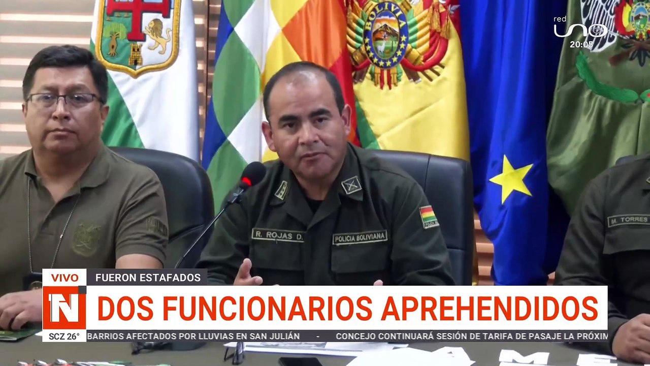 Dos funcionarios aprehendidos tras fingir asalto