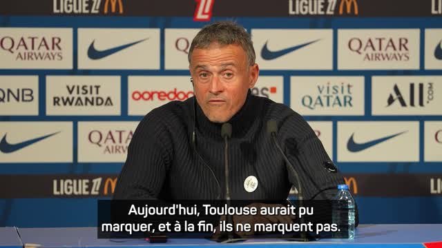 PSG - Luis Enrique : Nous n'avons pas été brillants